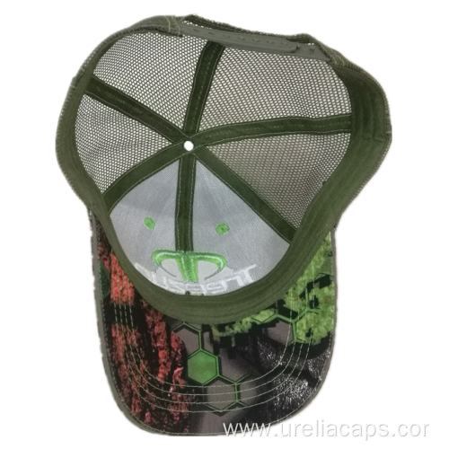 Camo mesh baseball cap